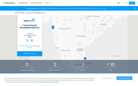 Limras Eronet Broadband Service - India - Cloudscene