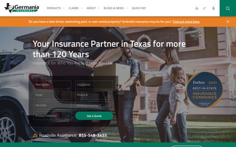 Germania Insurance: Texas Insurance | Home, Auto and Life