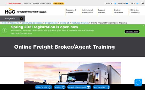 Online Freight Broker/Agent Training - HCC