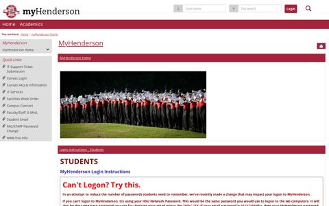 myHenderson Home - Henderson State University