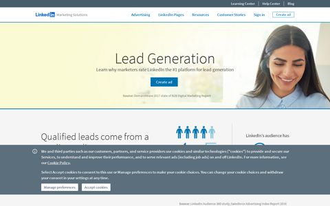 Lead Generation Ads on LinkedIn | LinkedIn Marketing Solutions
