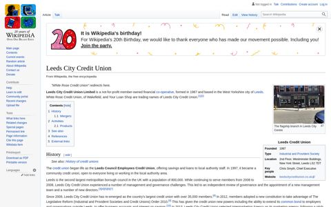 Leeds City Credit Union - Wikipedia