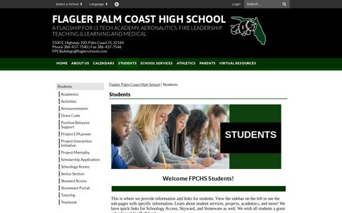Students - Flagler Palm Coast High School