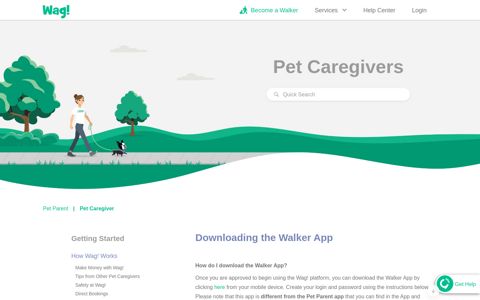 Downloading the Walker App | Wag! Help Center
