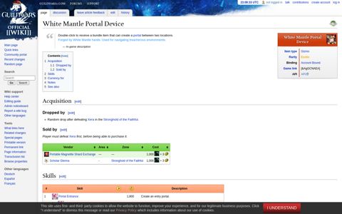 White Mantle Portal Device - Guild Wars 2 Wiki (GW2W)