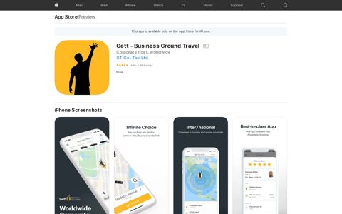 ‎Gett - Business Ground Travel on the App Store