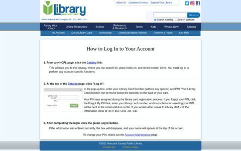 HCPL: How to Log In to Your Account