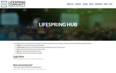 LifeSpring HUB | LifeSpring Community Christian Church
