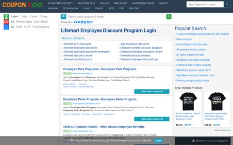 Lifemart Employee Discount Program Login - 12/2020