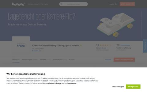 KPMG Wirtschaftsprüfungsgesellschaft als Arbeitgeber: Gehalt ...
