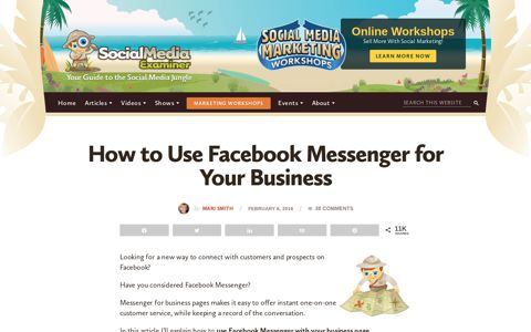 How to Use Facebook Messenger for Your Business : Social ...