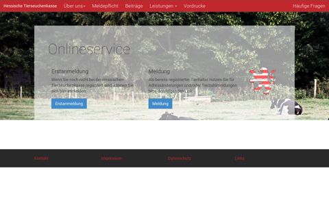Onlineservice - Willkomen bei Ihrer Tierseuchenkasse Hessen