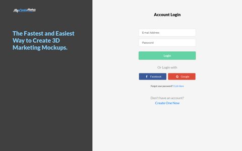 MyEcoverMaker.com: Account Login