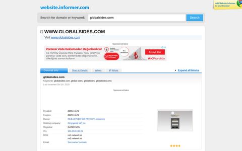 globalsides.com at WI. globalsides.com - Website Informer