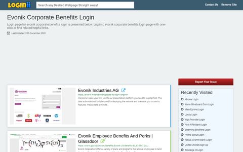 Evonik Corporate Benefits Login - Loginii.com
