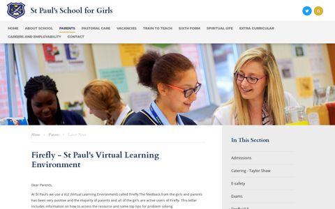 Firefly - St Paul's Virtual Learning ... - St Paul's School for Girls