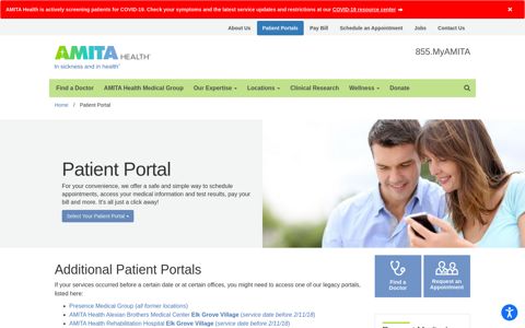Patient Portals | AMITA Health