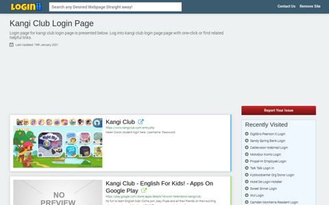 Kangi Club Login Page - Loginii.com