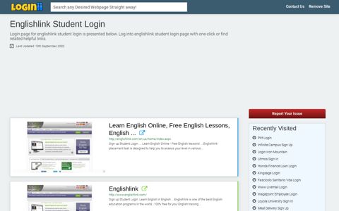 Englishlink Student Login - Loginii.com