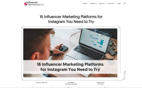 Instagram Influencer Marketing Platforms You Need to Try