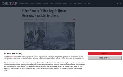 Elder Scrolls Online Log-In Queue Reasons, Possible Solutions