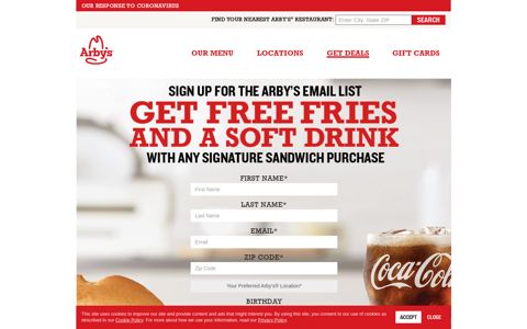 Deals - Arby's