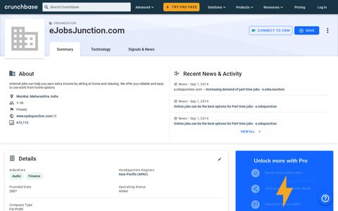 eJobsJunction.com - Crunchbase Company Profile & Funding