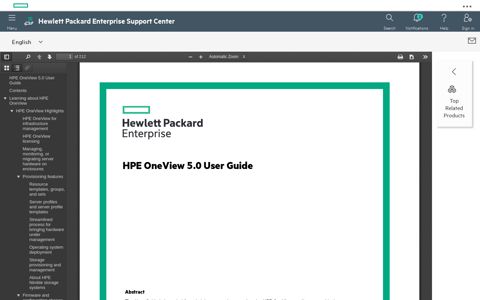 HPE OneView 5.0 User Guide - HPE Support Center