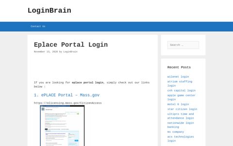 eplace portal login - LoginBrain