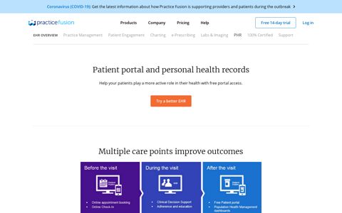Patient Portal - Personal Health Records (PHR) | Practice Fusion