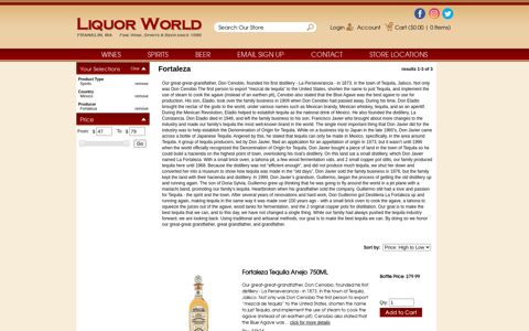 Fortaleza - Liquor World