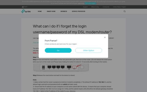What can I do if I forget the login username/password of my ...