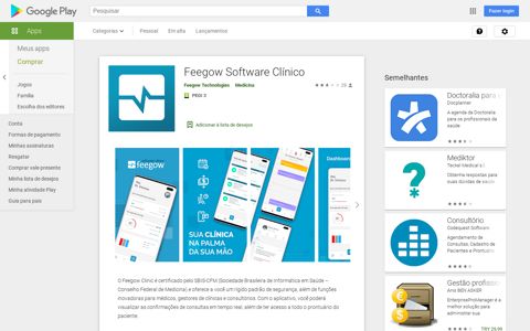 Feegow Software Clínico – Apps no Google Play