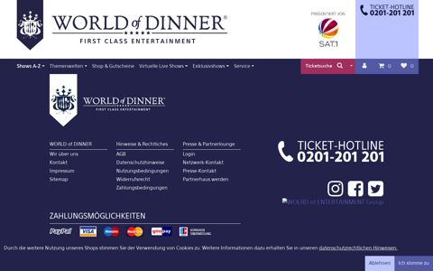 GEDANKENtanken - Infos - WORLD of DINNER