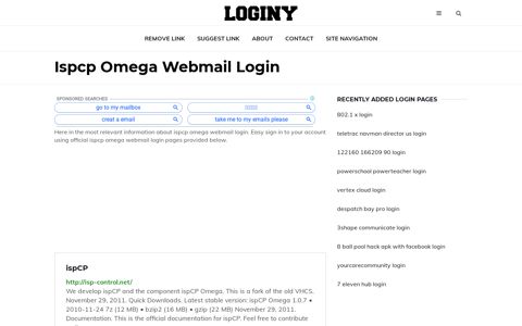 Ispcp Omega Webmail Login ✔️ One Click Login - Loginy