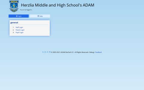 Herzlia Middle and High School's ADAM - Welcome to ADAM