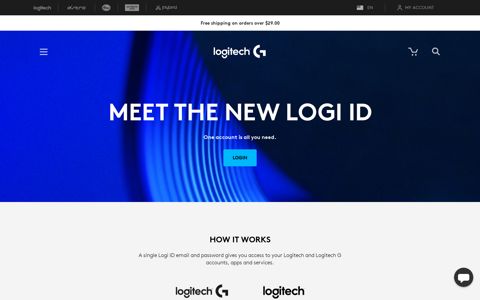 Logi ID - Access your Logitech and Logitech G Accounts