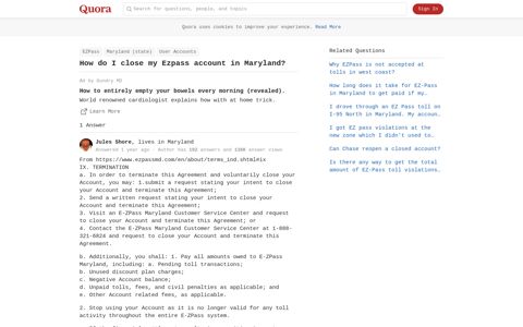 How to close my Ezpass account in Maryland - Quora