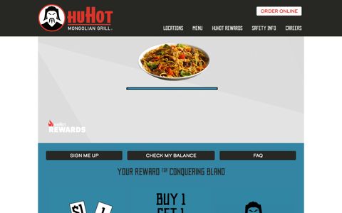 HuHot Rewards | HuHot Mongolian Grill