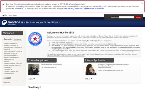 Humble Independent School District - Frontline Recruitment
