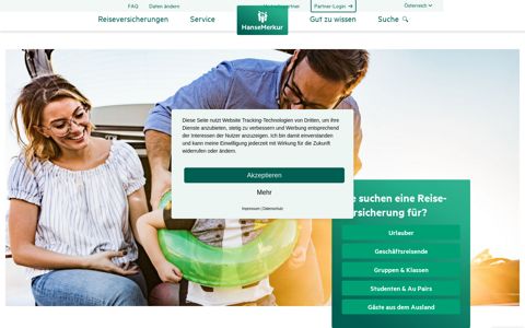 HanseMerkur: Reiseversicherung online abschließen