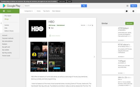 HBO - Apps on Google Play