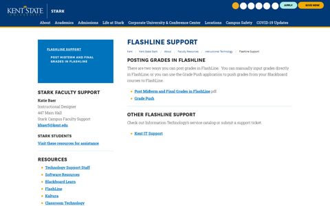Flashline Support | Kent State University