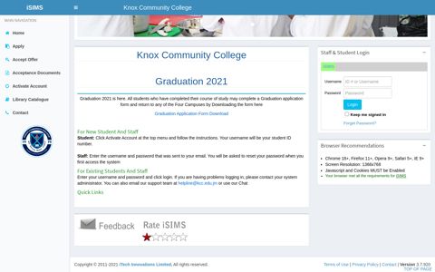 iSIMS - Knox Community College
