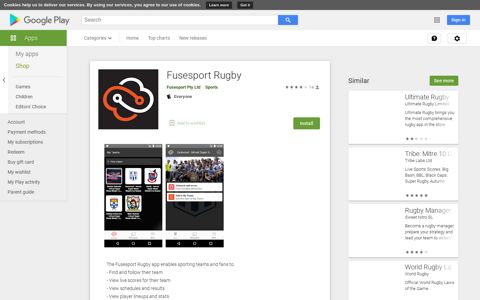 Fusesport Rugby – Apps on Google Play