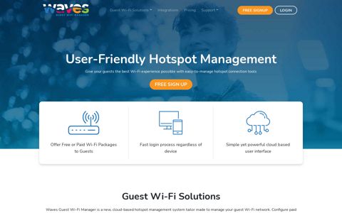 Waves WiFi: Guest WiFi Internet Manager