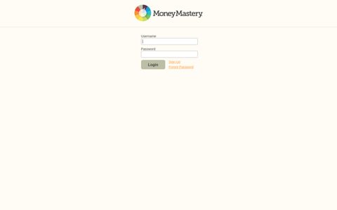 Login - Money Mastery