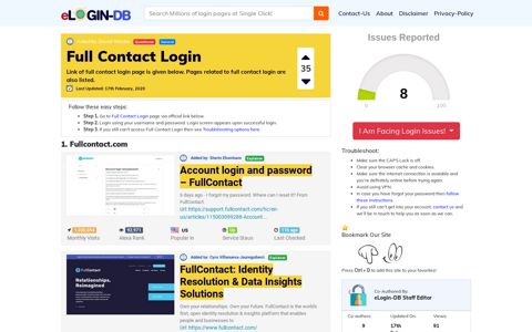 Full Contact Login - A database full of login pages from all over the ...