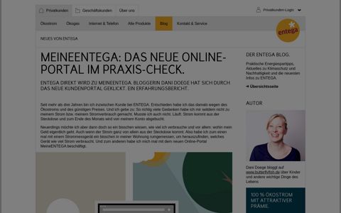 MeineENTEGA: das neue Online-Portal im Praxis-Check ...