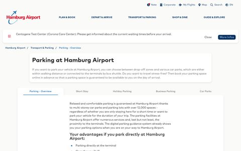 Parking - Hamburg Airport